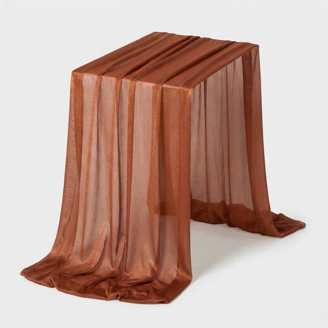 Sheer Table Runner for Effortless Event Styling