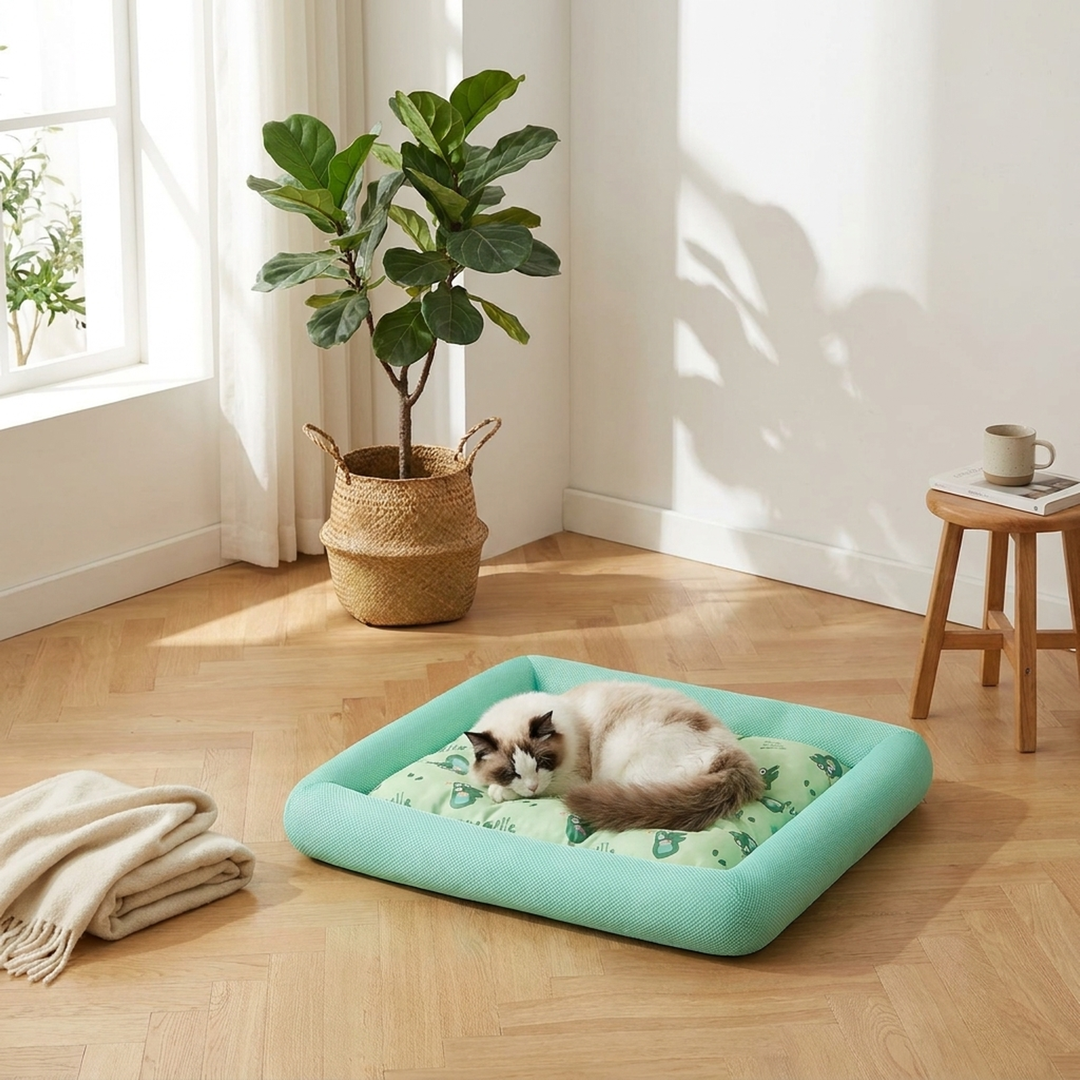Cooling Cat Mat for Comfortable Summer Naps