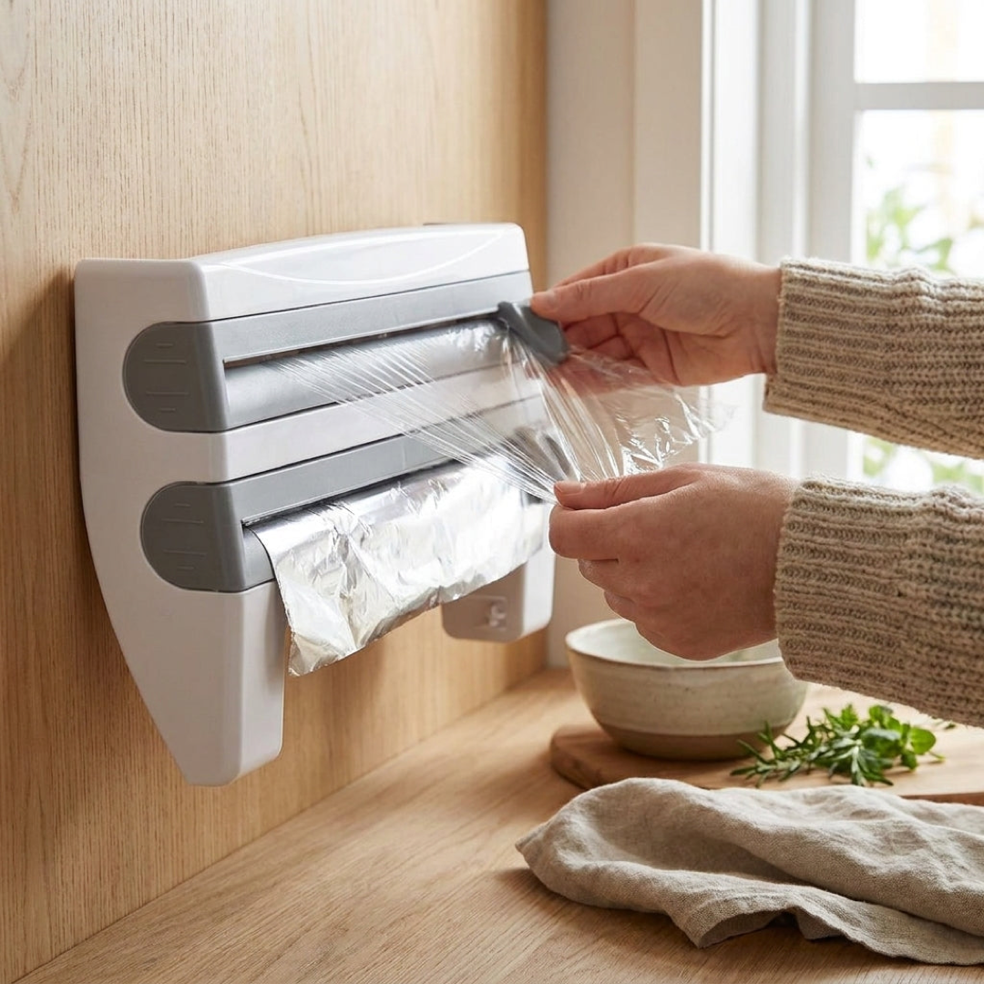 3-in-1 Wrap Station for Clutter-Free Prep