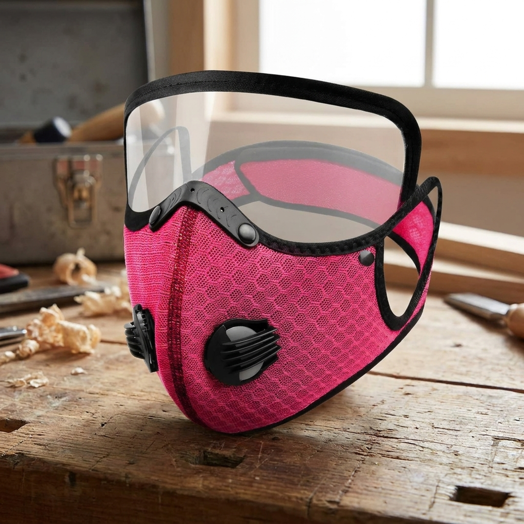 Adjustable Carbon Filter Mask for Dusty Tasks