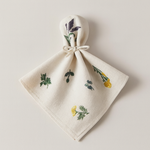Embroidered Linen Napkin Set for Elegant Dining