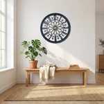 Vintage Metal Wall Clock – Peaceful Timekeeping