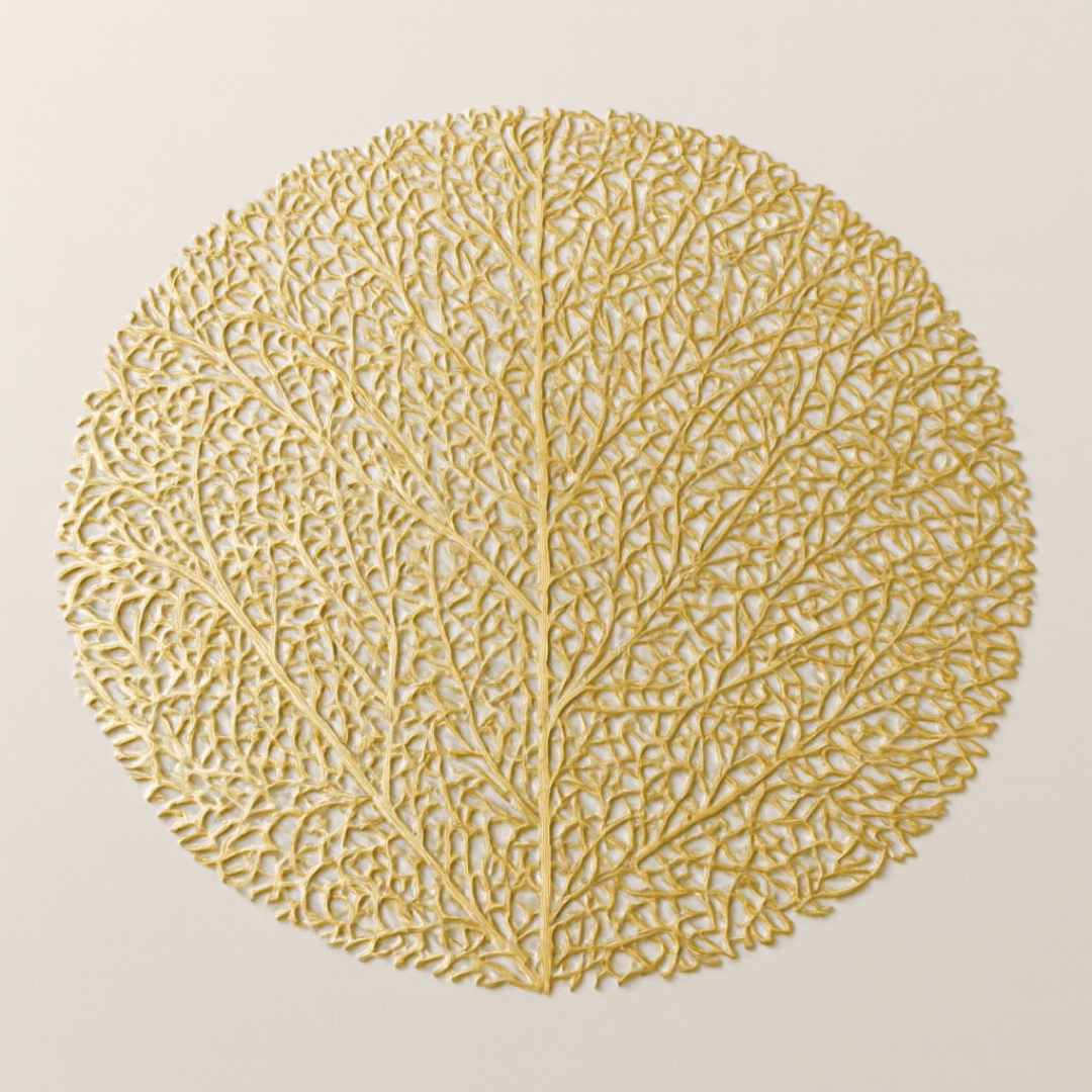 Leaf Placemats Set for Stylish Table Protection