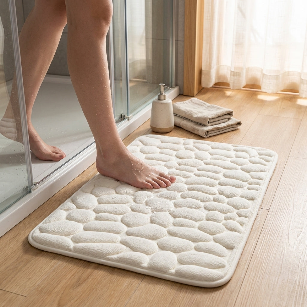 Fast-Dry Bath Mat for Safer Steps