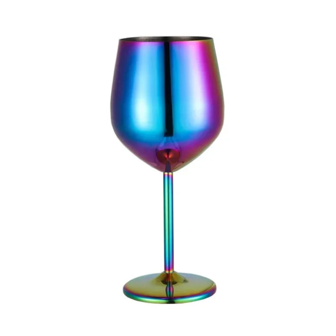 Shatterproof Steel Wine Goblet Keeps Drinks Cool