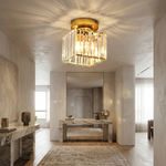 Crystal Ceiling Light – Open, Elegant Illumination