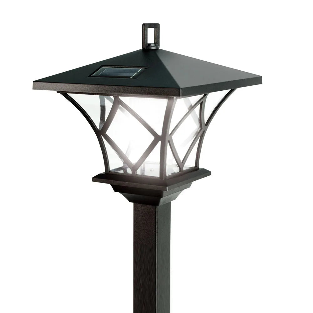 Solar Column Light for Effortless Outdoor Glow