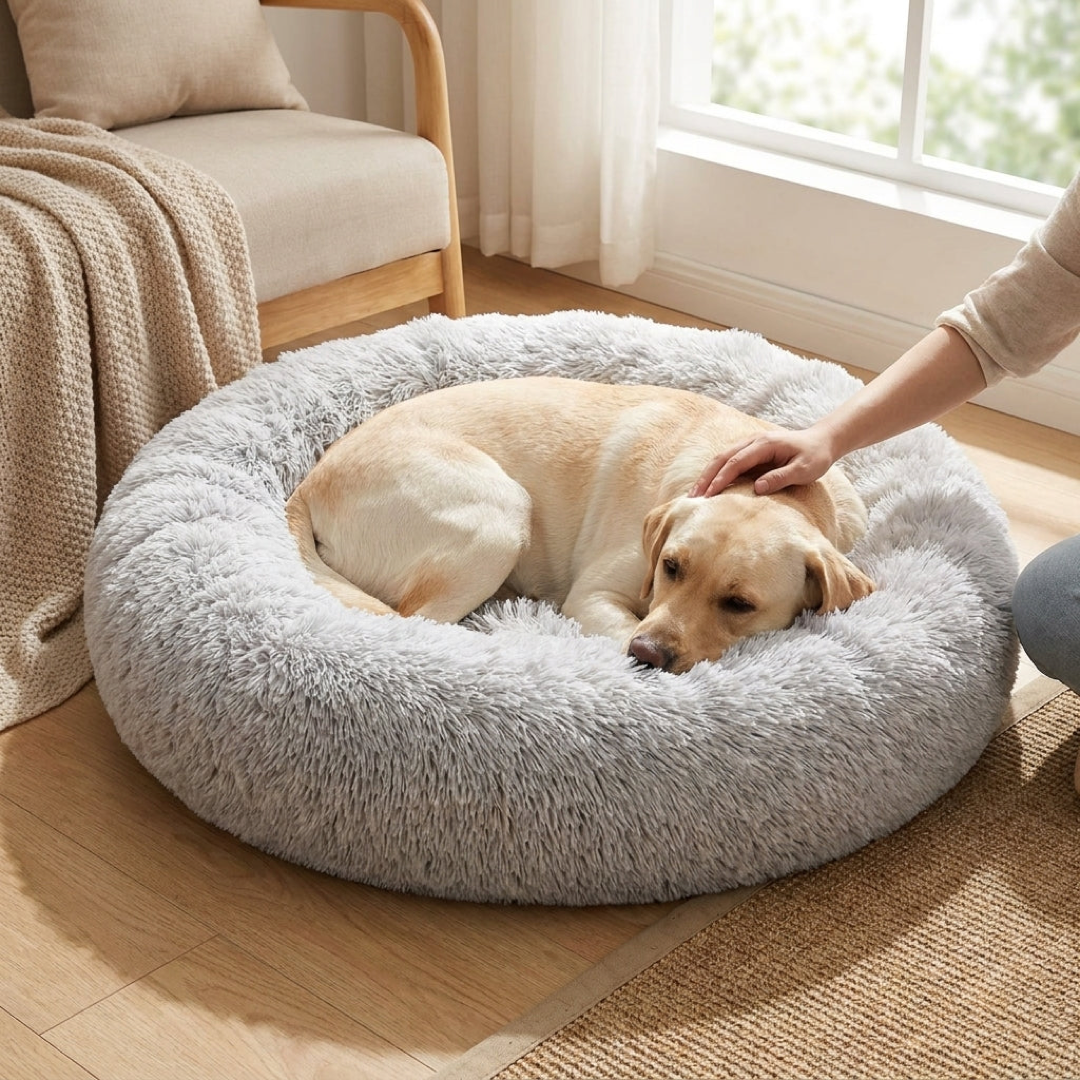 Plush Nest Pet Bed for Deeper Sleep