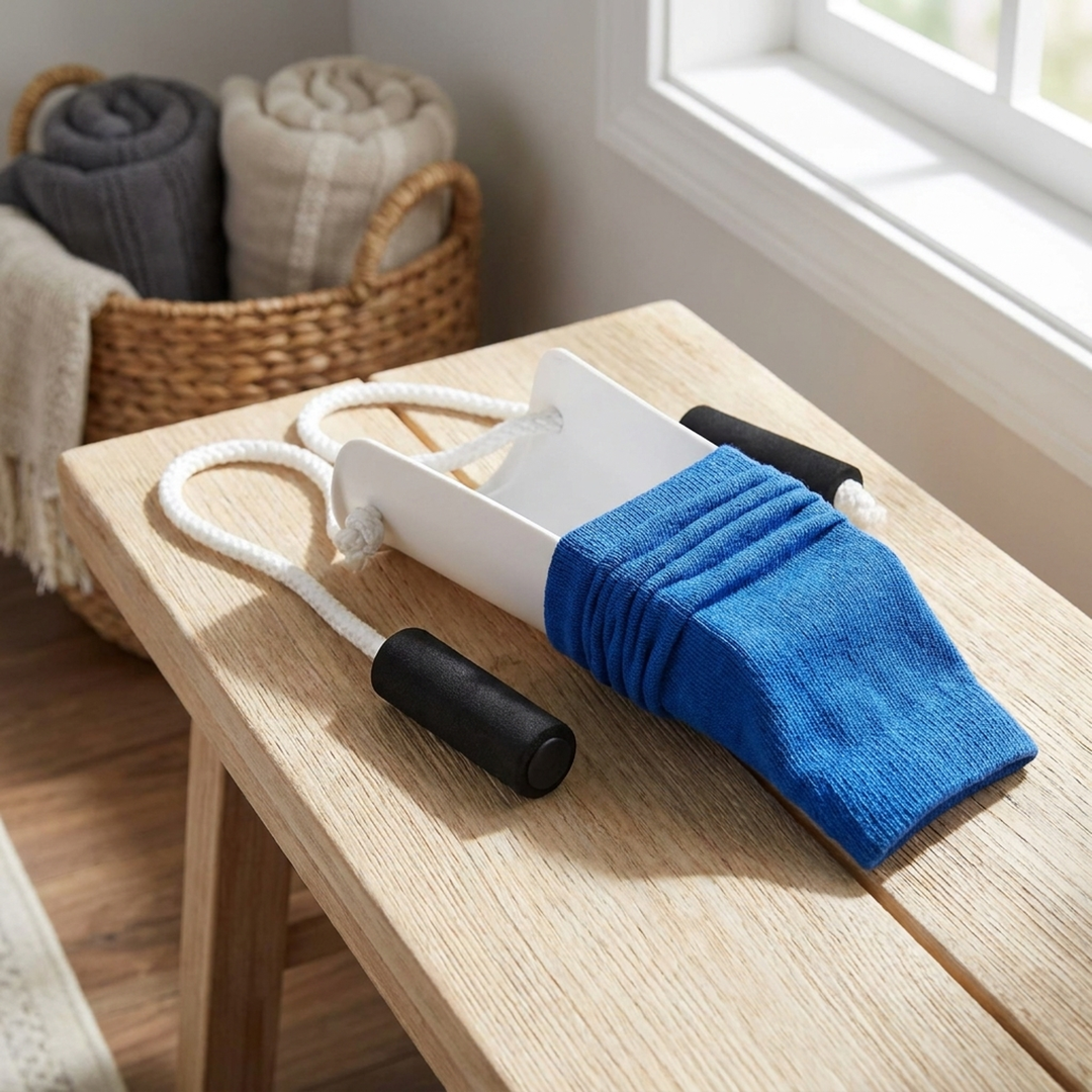 Ergonomic Sock Aid for Independent Dressing