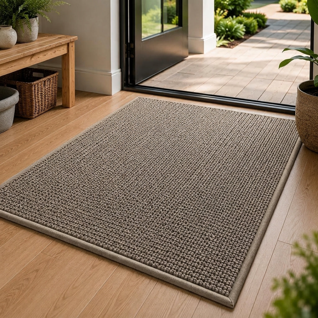 Absorbent Entryway Mat for Cleaner Floors