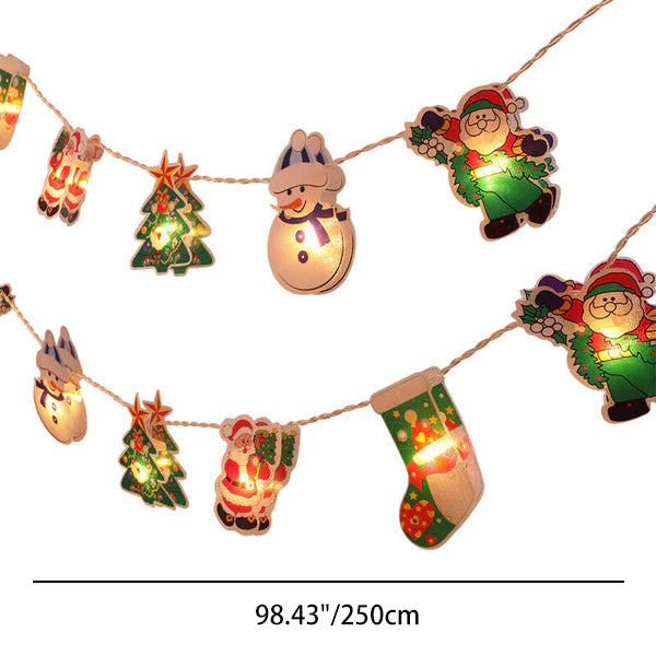 Christmas Table String Lights For Cozy Glow