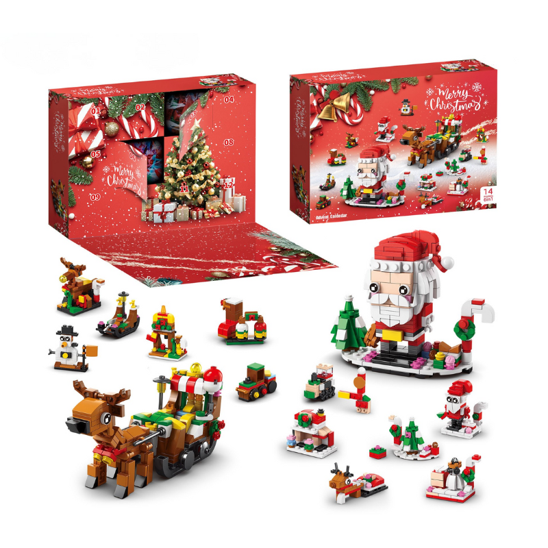 Advent Building Block Table For Festive Family Fun