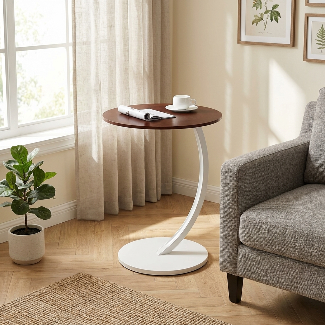 Compact Round Side Table for Everyday Ease