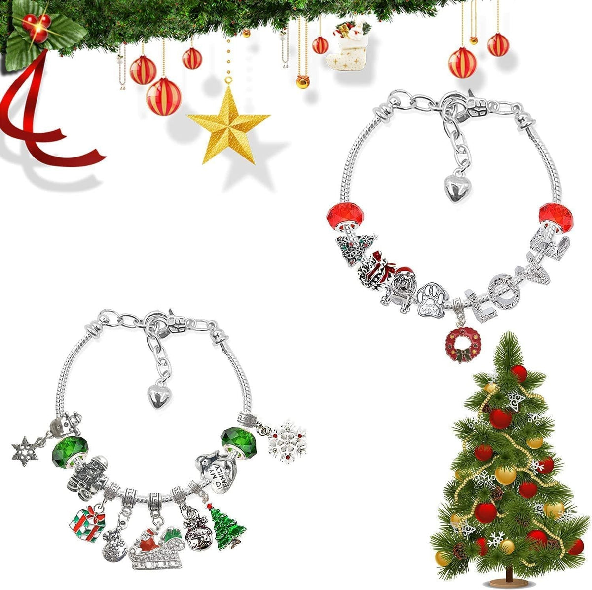 DIY Bracelet Advent Calendar For Festive Crafting