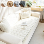 Plush Sofa Cover for Cozy, Slip-Free Protection
