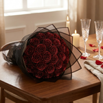 Eternal Glitter Rose Table Decor – Lasting Romance