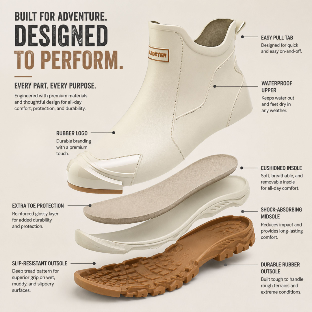 All-Weather Outdoor Boots For Muddy Terrain