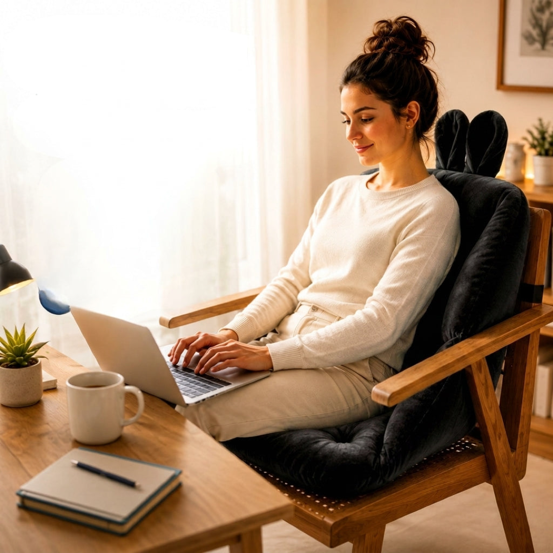 Memory Foam Seat Cushion for Long Sitting Comfort
