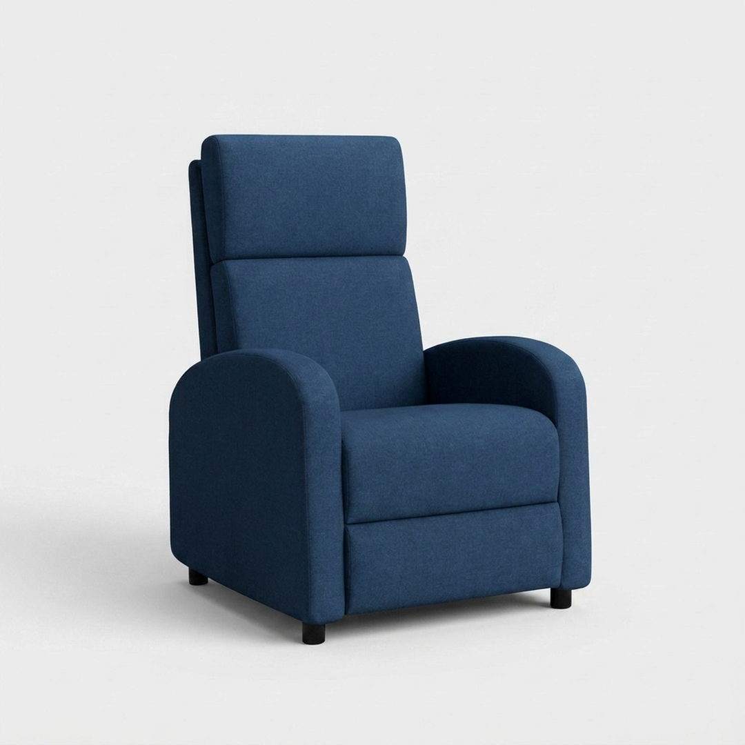 High-Back Recliner With Tuckaway Footrest