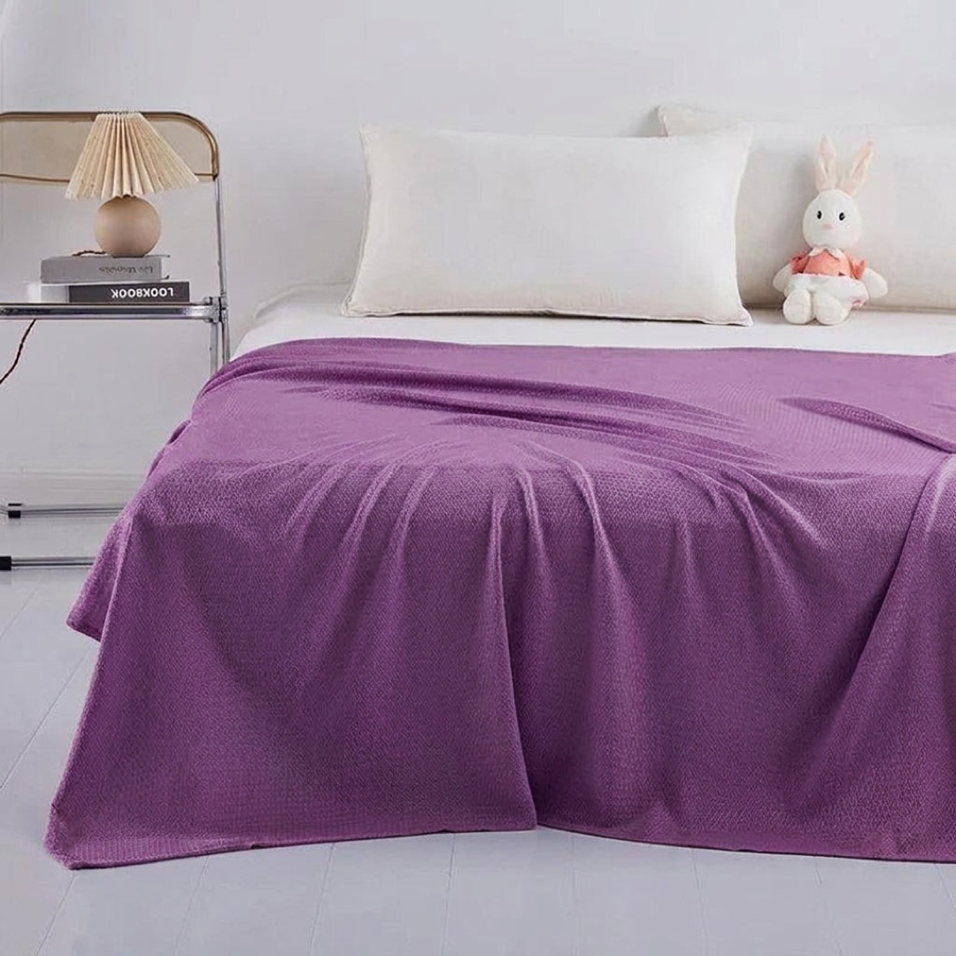 Bamboo Summer Blanket for Cooler Sleep
