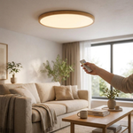Japandi Flush Mount Light for Serene Illumination
