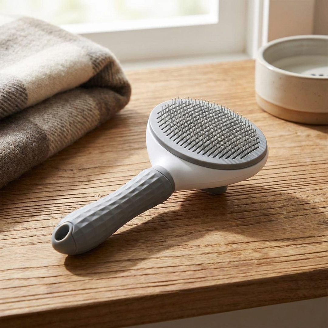 Silicone Cat Brush for Gentle Fur Removal
