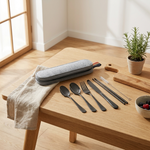 Travel Cutlery Kit for Tidy Meals Anywhere