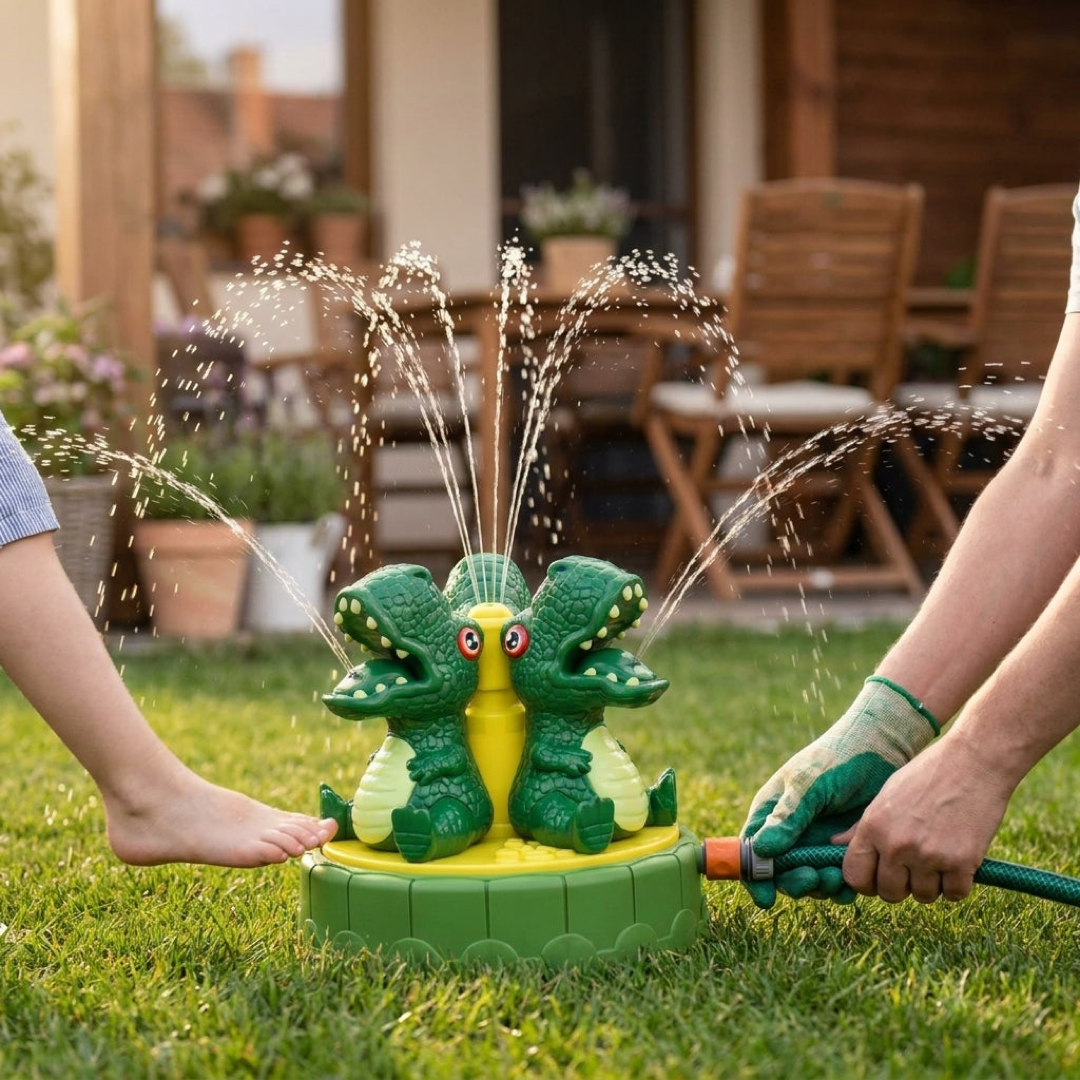 Kids’ Backyard Sprinkler for Cool Active Play