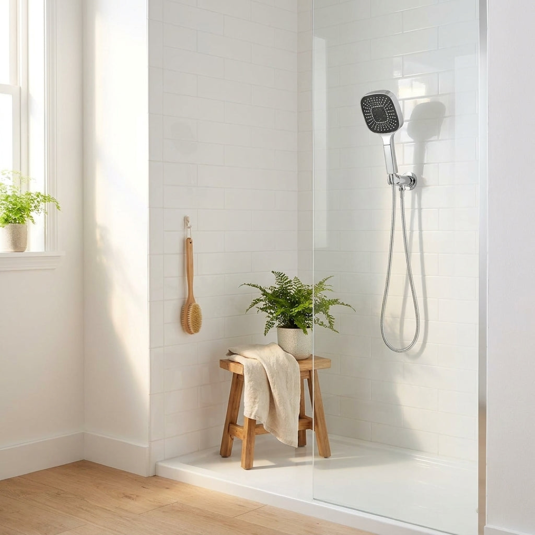 Filtered Shower Head for a Stronger, Cleaner Flow