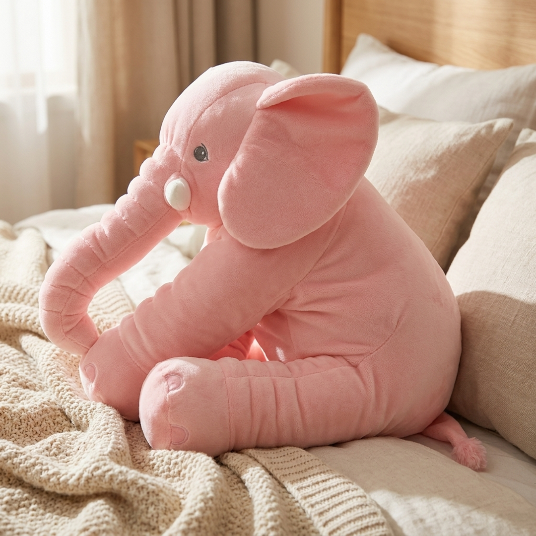 Soft Elephant Companion for Restful Moments