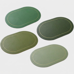 Faux Leather Placemats for Easy Table Protection