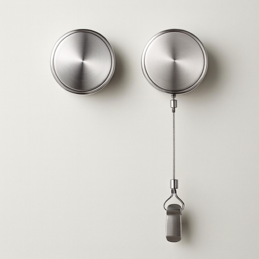 Space-Saving Retractable Towel Holder