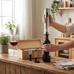 Electric Wine Opener Set for Smooth Serving