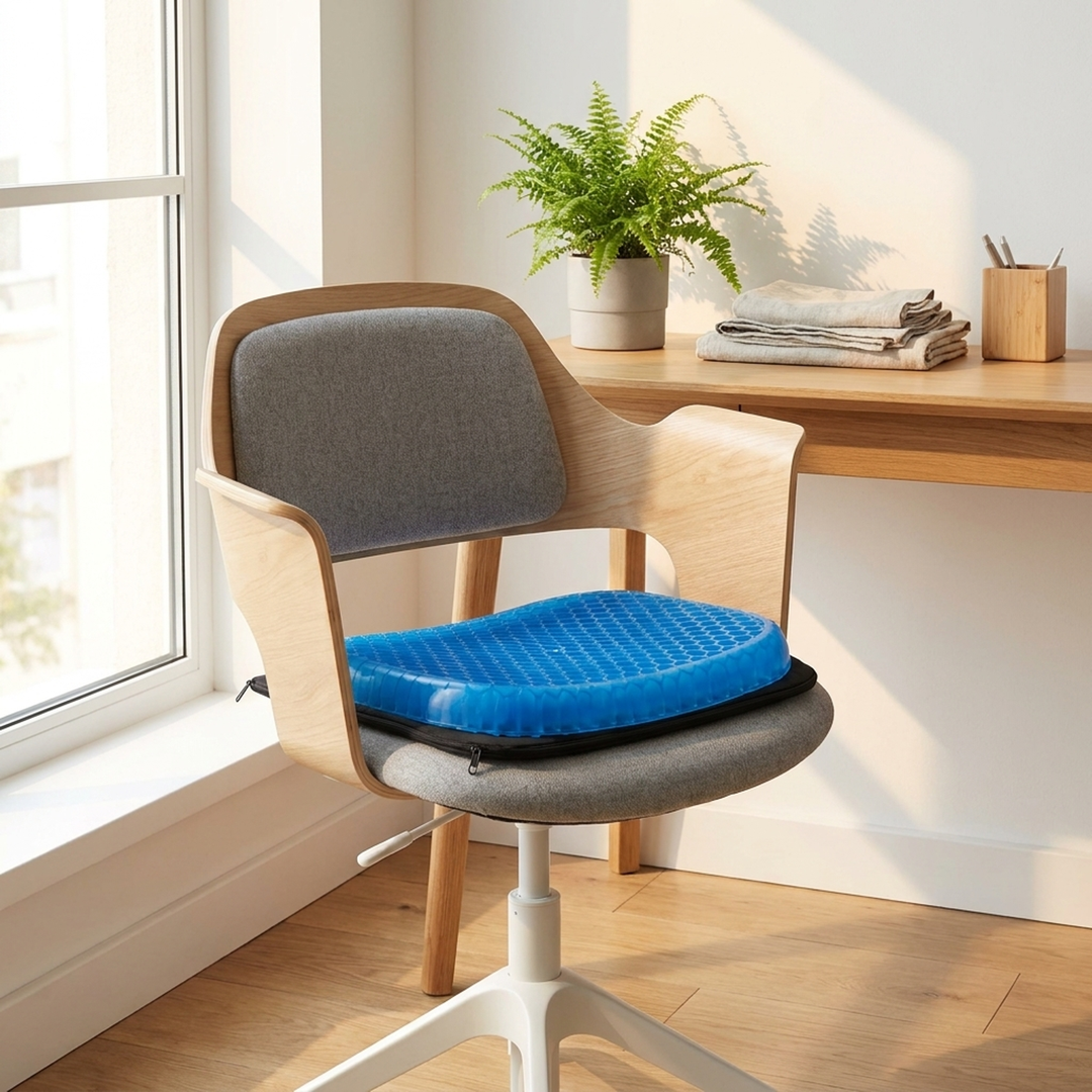 Ergonomic Gel Seat Cushion for All-Day Comfort
