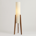 Walnut Floor Lamp for Adjustable Ambience