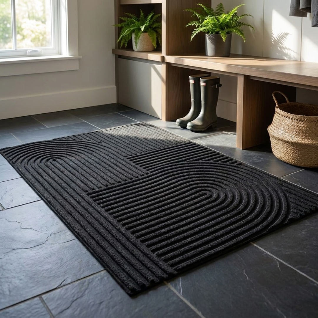 Flow Pattern Mat – Absorbs Moisture With Style