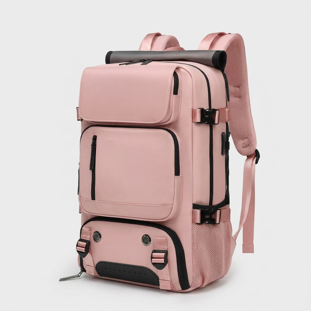 Waterproof Travel Backpack – Organized USB Access