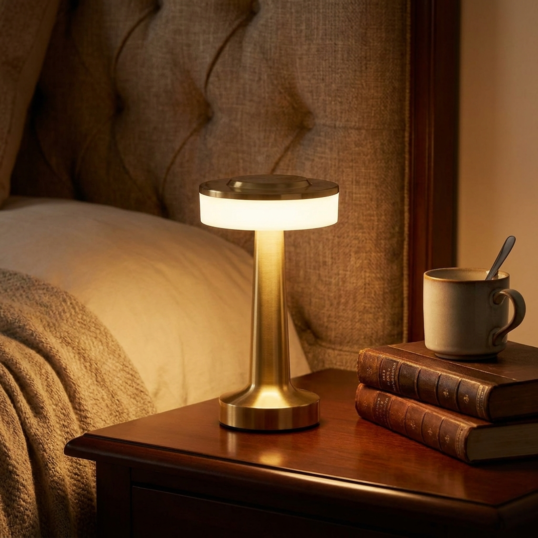 Cordless Mushroom Lamp for Effortless Ambience