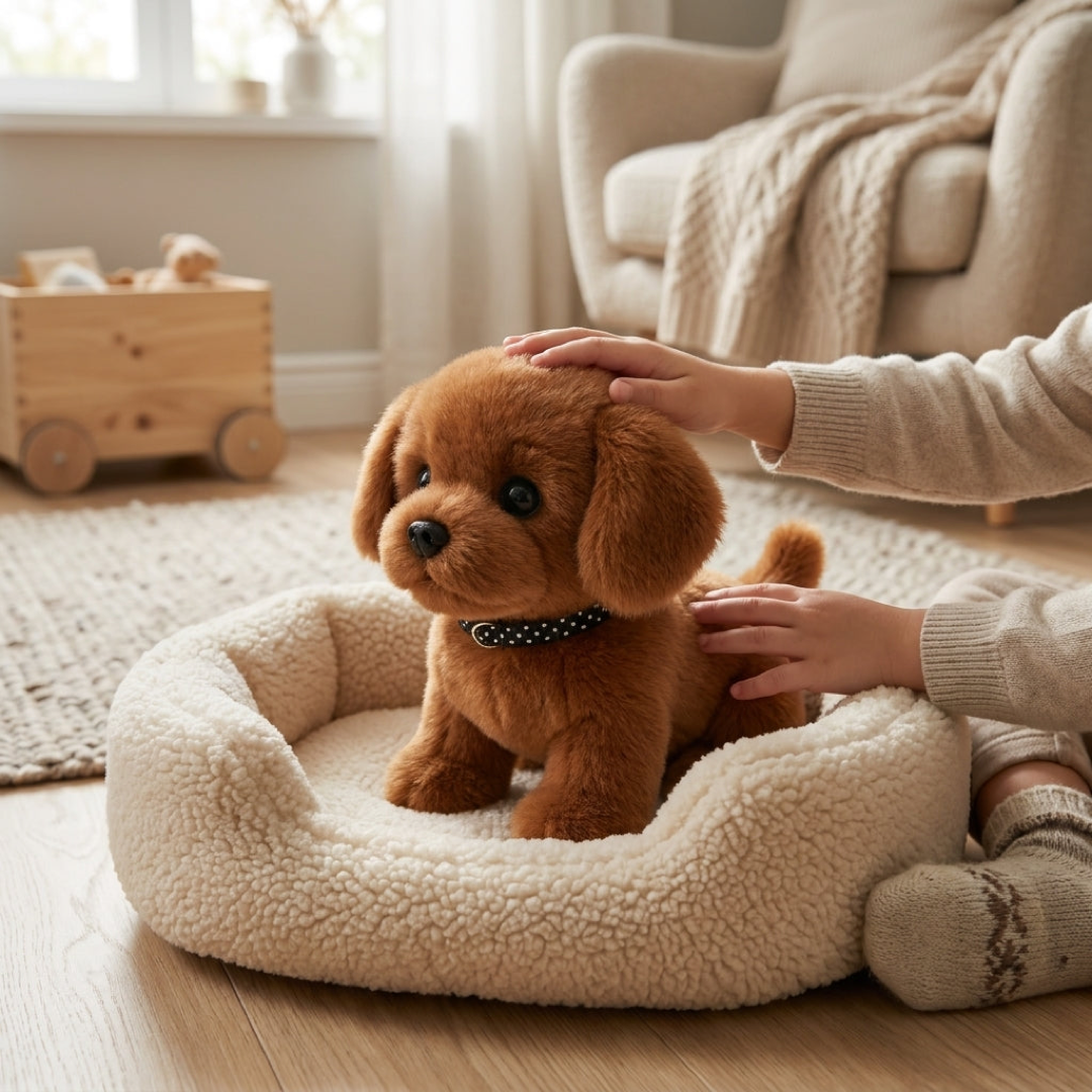 Walking Plush Puppy Toy for Engaging Play
