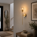 Glass Globe Wall Sconce for a Warm Glow