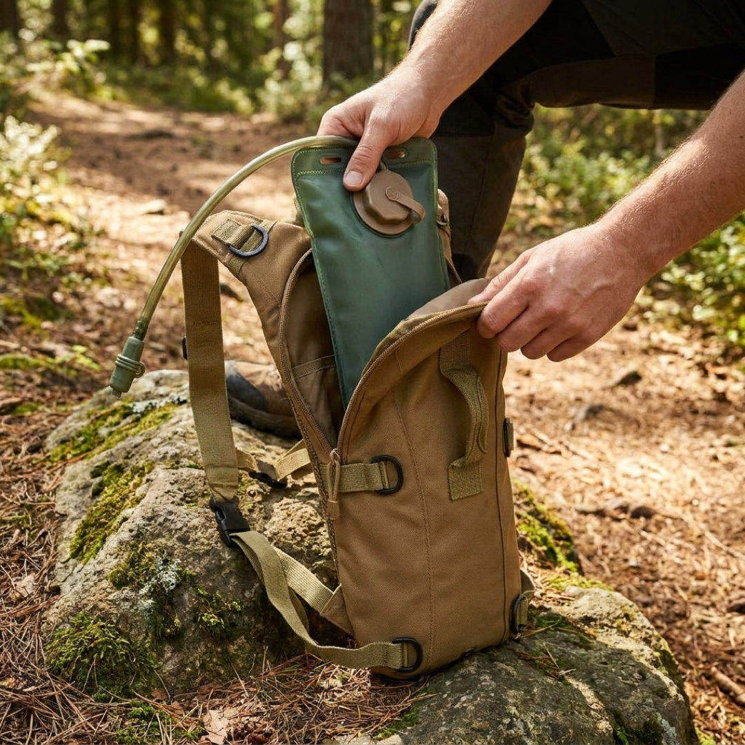 Trail Hydration Backpack for Hands-Free Sipping