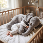 Plush Elephant Pillow for Soothing Snuggles