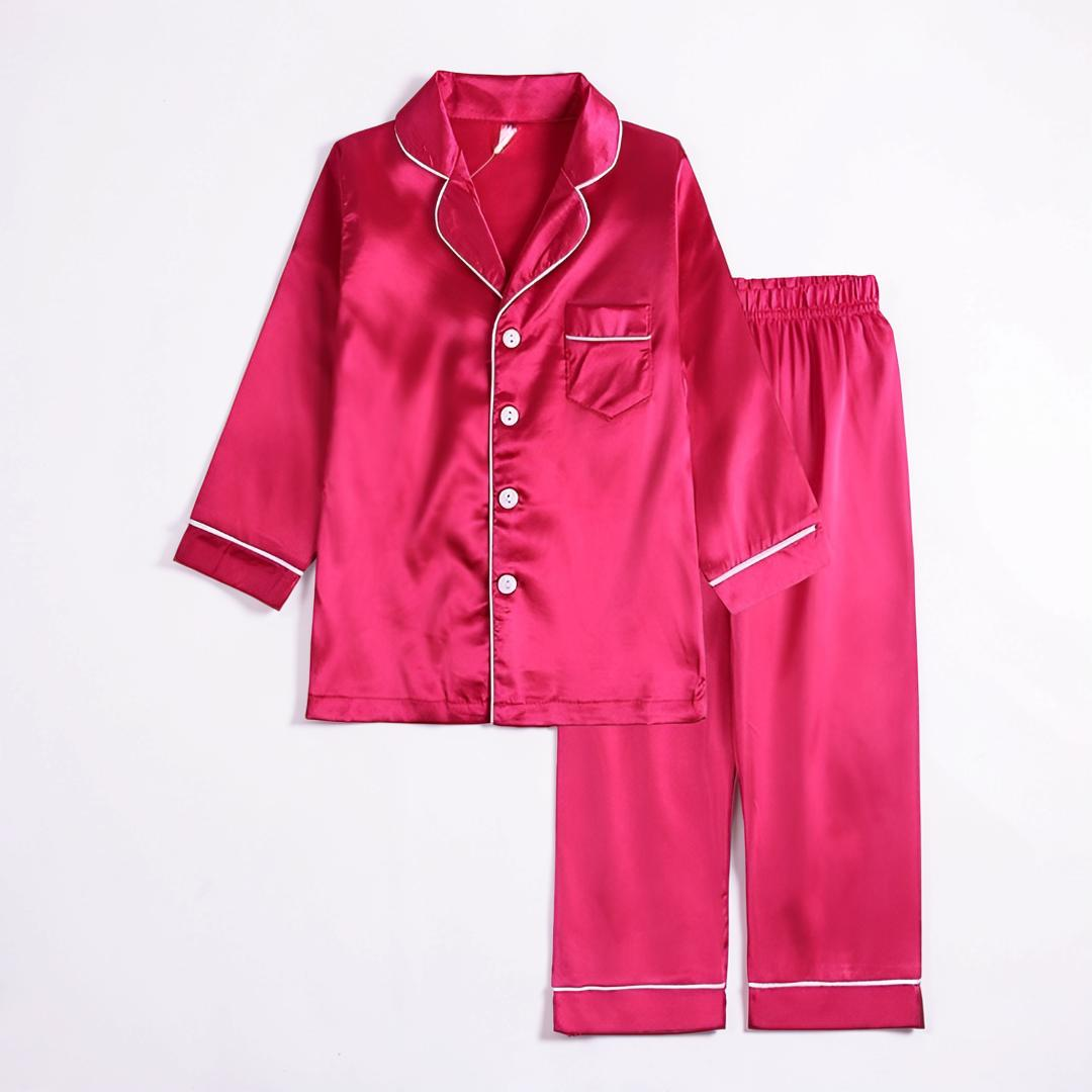 Kids Button-Up Pajamas for Cozy Nights
