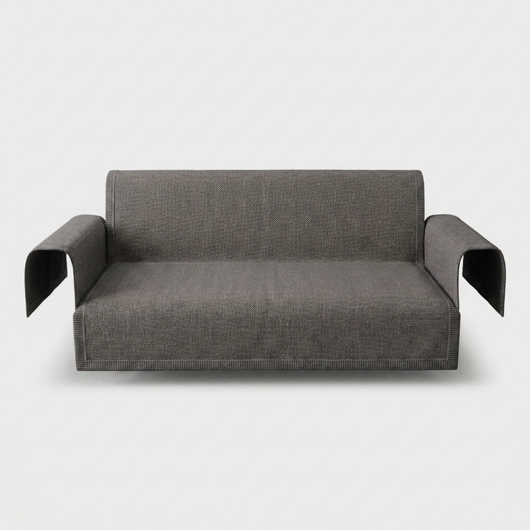 Cotton-Linen Sofa Cover That Stays Neat
