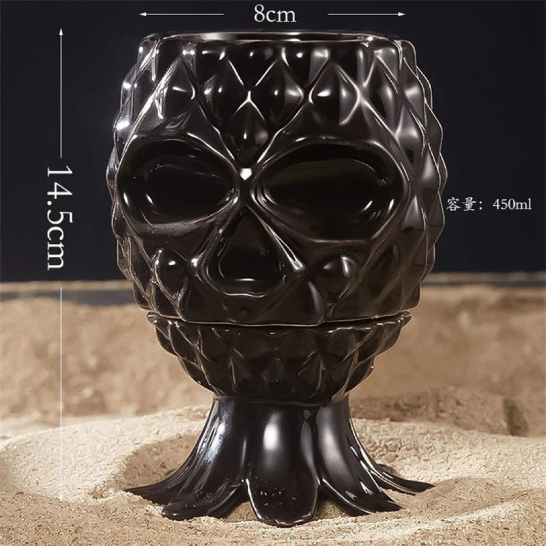 Skull Tiki Mug for Colder Cocktails