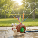 Spinning Snail Sprinkler for Backyard Fun