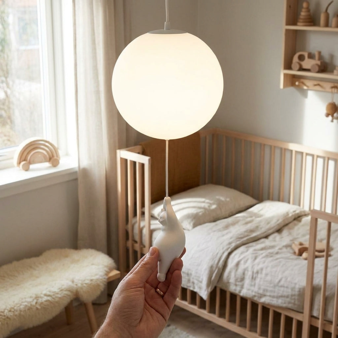 Hot Air Balloon Ceiling Light for Playful Rooms