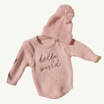Organic Knit Baby Set for Gentle Comfort