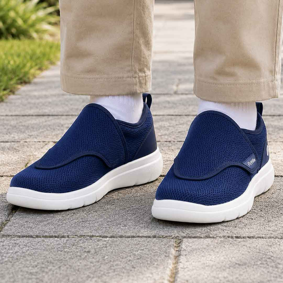 Men’s Easy-Fit Walking Shoes for Joint Support
