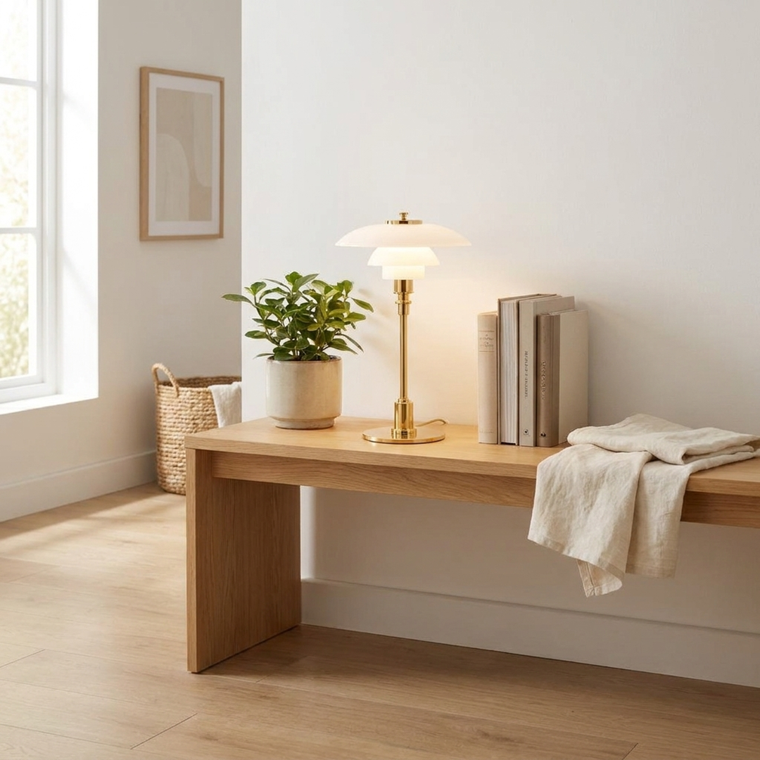 Sculptural Table Lamp For Artful Illumination